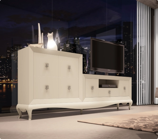 mueble salon isabelino